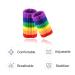 Ednyzakrn Finger Protection - 20 Stretchy Finger Bandages for Injury Relief | Arthritis & Swelling Support | Basketball Finger Covers - Rainbow Size Options - Buy Online on GoSupps.com