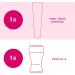 Veet Pure Hair Removal Cream Legs & Body Normal Skin 100ml each 1 Spatula Long Lasting Smoothness Hydrates & Exfoliates Skin Least Number of Ingredients (Packaging may vary) - Buy Online on GoSupps.com