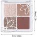 Eyeshadow Makeup Palette | Highly Pigmented 4 Colors Eye Shadow Palette - Blendable Long Lasting Waterproof Makeup Palette Eyeshadow Cosmetics Makeup Pallet Sillervan 01 - Buy Online on GoSupps.com