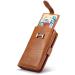 Jennyfly iPhone XS Max Wallet Case - PU Leather Hand Strap Card Slots - Brown - 2018 - Buy Online on GoSupps.com