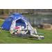 Night Cat Inflatable Sleeping Pad with Pillow - 75x25 inches, Blue - Ideal for Camping, Backpacking, Hiking, and Travel - Single Sleep Mat for Outdoor Adventures - Buy Online on GoSupps.com