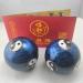 Dixinla Baoding Fitness Ball Baoding Iron Ball Cloisonne Health Handball Fitness Ball Old Age Gift Hand Play Ball Chinese Ball Blue