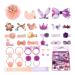 Ingjia 36 pcs baby girl hair clips Nice hair loops elastic hair tie hair jewel