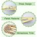 2PCS Rhinestone Snap Hair Clips - Sparkling Gold Metal Clips for Women - Buy Online on GoSupps.com