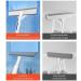 Squeegee For Window Cleaning with Spray and 3 Pads 2024 New Double Sided Spray Window Cleani Glass Retractable Cleaner Spray White 30cm panel - Buy Online on GoSupps.com