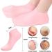 3 Pairs Moisturizing Gel Socks for Men & Women | Foot Care for Dry Cracked Feet - Multicolored - Buy Online on GoSupps.com