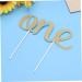 Vaguelly Christmas Decor 2pcs Funny First Birthday Home Ornament Glitter Decor Picks 1st Birthday Gold One Dessert Topper Marriage First Anniversary Paper Cups Plug in Cake Baby Cupcake Goldenx2pcs mediumx2pcs - Buy Online on GoSupps.com