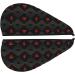 Hair Towel Wrap | Quick-Dry Hair Turban with Button | Red Poker Towel for Effortless Drying - Buy Online on GoSupps.com