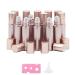 Kesell 14 Pack 10ml Matte rose gold Essential Oil Roller Bottles with Stainless Steel Balls for Perfume Aromatherapy Oils 1 Funnels + 1 Opener 10ml Rose gold