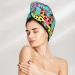 Colorful Giraffe Hair Drying Cap - Quick-Dry Coral Velvet Towel Wrap for Women & Men | Ideal for Travel & Home - Buy Online on GoSupps.com