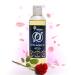 Verena erotic massage oil 100% natural organic vegan all types of skin types and techniques of sensual and tantric massage yoni and lingam massage 250ml (rose)