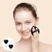 Start Makers 4PCs Heart Shape Makeup Puffs - Soft & Reusable Velvet Puff Set for Wet/Dry Use - Face Puffs for Loose Powder Foundation - Black & White - Buy Online on GoSupps.com