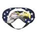 SSIMOO Bald Eagle Flag Sleep Mask-Adjustable Breathable Fashionable Eye Mask for A Comfortable Sleep Experience Black