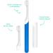 Quip Sonic Toothbrush for Kids - Electric Soft Bristle Timer Extra Brush Head & Travel Cover - Long Battery Life - Blue - Buy Online on GoSupps.com