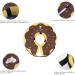 Ducomi Inflatable Hinges for Dogs & Cats - XS Brown Donuts for Surgery Recovery | Prevent Scratches & Bites | Enhanced Comfort & Visibility - Buy Online on GoSupps.com