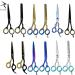 Razease Hairdressing Scissors Professional Barber Scissors Set|Titanium Coating J2 420c 6.5" Stainless Steel Hair Cutting Scissors Kit| Hairdressers Scissors for Salon Men Women | Hair Scissors(Gold) - Buy Online on GoSupps.com
