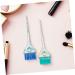 OUNONA Lot De 9 Applicateurs De Couleur De Cheveux Applicateur De Teinture Pour Cheveux Brosse Pour En Valeur Brosse En Plastique Pour Teinture Des Brosses - Buy Online on GoSupps.com