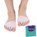 Gel Metatarsal Cushion Pads  Toe Separators Bunion Splint Pads for Hallux Valgus  Hammer Toe  Forefoot Pads Gel Metatarsal Pad Breathable for Mortons Neuroma White