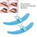 Lash Extension Separator Tool - Reusable Silicone Eyelash Separator for Beauty Salons - Accurate & Washable (Blue - Buy Online on GoSupps.com