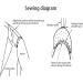 Set-In Shoulder Pads Foam 1/2'' - 6 Pairs | Sewing Shoulder Pads Kit - Buy Online on GoSupps.com