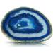 Collection 15cm Large Blue Agate Slice Geode Polished Crystal Quart - Buy Online on GoSupps.com