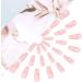 Coffin False Nails Long Fake Nails French Flowers Press on Nails Ballerina Acrylic Stick on Nails 24pcs for Women and Girls (Color : PINK Size : B) - Buy Online on GoSupps.com