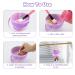 Buy Zxbaers 3-in-1 Makeup Brush Cleaner Mat | Portable Silicone Cleaning Bowl & Drying Holder - 20 Brush Protectors Included - Buy Online on GoSupps.com