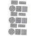 Coheali 15 pc nail shape nail art shapes made of silicone nail decoration sheet nails charms silicone shapes for nail trailer nail charm diy-nail hand shape 3D silica gel three-dimensional jelly as shown x 3 pieces 5.5x5.5cmx3pcs
