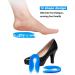 VIEEL U-Shaped Silicone Heel Cushion Inserts for Plantar Fasciitis Relief - Size L - Buy Online on GoSupps.com