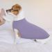 Shop Hjumarayan XL Purple Dog Sweater - Washable Elastic Striped Design for Medium & Large Dogs - Buy Online on GoSupps.com