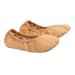 Childwool 1 pair of dance shoes with hard lace flat yoga shoes sole stretcher slipper slippers for ballet exercises ballet shoes made of canvas child litterage shoes cordely train 35 light brown