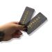 Supreme Trimmer Barber Grippers - Hair Holders for Men, Women, Barbers, Stylists, Makeup Artists - 3PK (Black/Gold Rectangle) - Buy Online on GoSupps.com