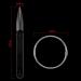 Clear Nail Sticks Set - 150 Pointed Tips for Nail Art Display and DIY | Transparent Nail Art Supplies Board for Polish Display - 150 PCS - Buy Online on GoSupps.com