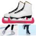 Adjustable Ice Skating Protection Skids for Ice Hockey Shoes | Pink Ice Blade Covers 31x6x1.8 cm - Buy Online on GoSupps.com