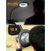 23LED 10X Magnifying Glass Lamp: Daylight Bright Lighted Lens Utility Magnifier Light Height Adjustable Gooseneck for Desk Magnifier - Buy Online on GoSupps.com