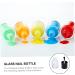  Ipetboom Ipetboom Set of 15 Clear Glass Nail Polish Bottles (5ml) Gel Polish Bottles Round Cap For Travel Salon and Home - Buy Online on GoSupps.com