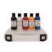Senjo Color Basic Brush & Airbrush Bodypainting Colors Set 5 x 75ml black white red yellow blue for face and body in the suitcase 75 ml (5 pack)