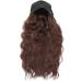 Fashion Women Girl Hat Wig Baseball Hat with Long Wavy Hair in Light Brown for Daily Life Concerts - Buy Online on GoSupps.com