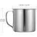 VORCOOL Kids Stainless Steel Mug 3Pcs - Extra Small Tea Coffee Camping Mugs for Unbreakable Milk Drinking - Buy Online on GoSupps.com