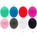 rongweiwang Face Scrubber Silicone Facial Clean Brush Exfoliating Brushes Scrubbing Exfoliator Pad Skin Scrubbers for Home Black - Buy Online on GoSupps.com