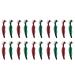 Bcowtte 20 pieces of the premium toothbrush hard toothbrush cleaning brush multi-layered bristles and double-sided toothbrush for prostheses portable