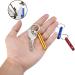 AMASAWA 5* Signal Pipe Mini Whistle Loud Emergency Survival Keychain Aluminum Safety Whistle (Random Colors) for Outdoor Adventures - Buy Online on GoSupps.com