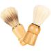 Minkissy 4-Piece Beard Brush Set | International Shipping - Solid Wood & Nylon Hairdresser Shaving Accessories - Buy Online on GoSupps.com