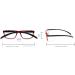 Gian Marco Venturi Unisex Verona Lesebrille - Stylish Red Eyewear | International Shipping Available - Buy Online on GoSupps.com
