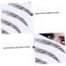 Housoutil 4pcs Eyebrow Stickers Eyebrow Stenciebrow Transfer Eyebrow Tattoos Imitation Eyebrow 6d Hair Tool - Buy Online on GoSupps.com