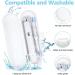 Uraqt Travel Protective Cover & Replacement Brush Heads for Oral-B & Philips - 3 Piece White Smooth Case - Buy Online on GoSupps.com
