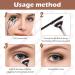 Buy 8pcs Folding Angle Scalloped Lash Brush - 2024 Upgrade Mascara Fan Brush for Perfect Eyelashes | Multifunctional Angled Eyelash Wand - Black - Buy Online on GoSupps.com