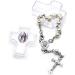Stylish Religious Jewelry | Comfortable Pearl Bracelet & Rosary Chain - Perfect Silver Gift for Women & Girls - Buy Online on GoSupps.com