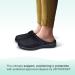 Orthofeet Louise 7 Wide Black Orthopedic Slippers for Women | Plantar Fasciitis Relief | Arch Support & Cushioning | Extended Widths - Buy Online on GoSupps.com