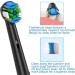 16Pcs Qitizu Toothbrush Head Compatible with Braun Oral B Electric Toothbrush Replacement Heads - Black - Buy Online on GoSupps.com